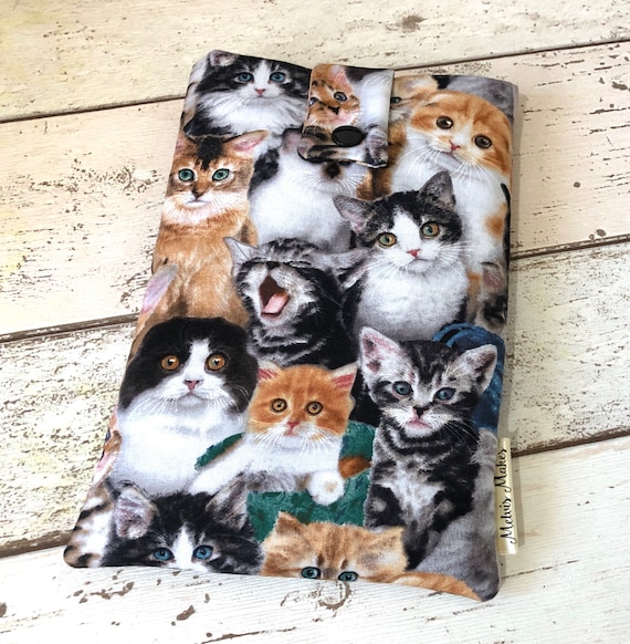 Cats Kindle Sleeve, Kindle Oasis Paperwhite, Voyage, Fire 7 8 10 Cover.  Padded Ereader Case, Mixed Kittens Ebook Bag, Feline Tablet Pouch - Etsy