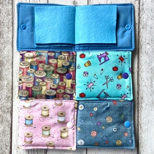 Needle Book, Sewing Accessories, Padded Needle Case, Quilting Gifts, Craft Storage