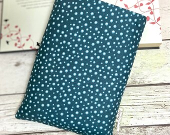 Glow Dots Book Buddy, Glow in the Dark Book Sleeve, Book Lover Gift, Firefly Book Pouch, Paperback Hardback Cover, Night Reading Gift