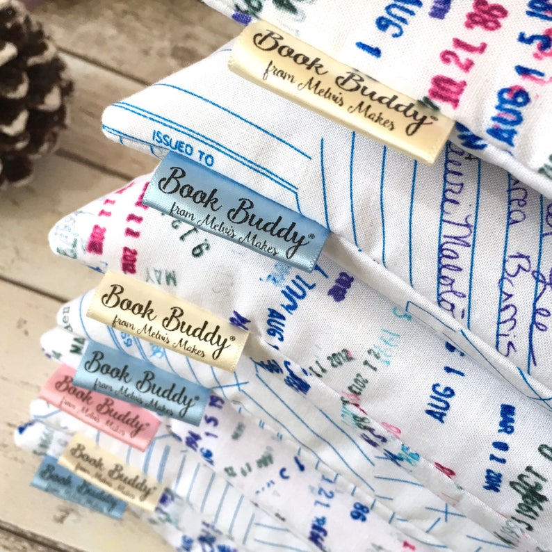 Library Card Book Pouch Novelty Book Sleeve Fun Book Buddy image 7