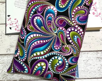 Medium Metallic Paisley Book Buddy - Ready to Ship