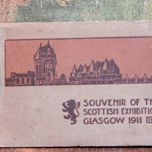 ALBUM PHOTOS GLASGOW 1911