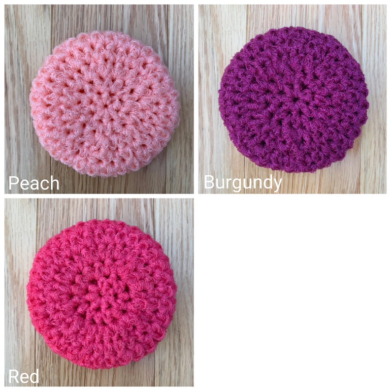 SET OF 6 Scrubbies / Super Scrubbers / Dish Scrubbers / Body Scrubbers Thick / Doubled / Dual Sided Made with Crinoline image 9