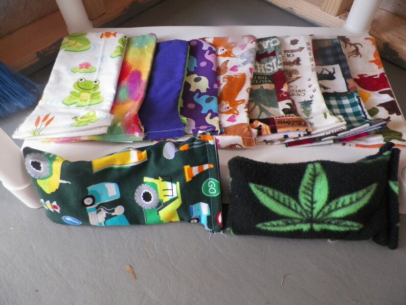 Flax Seed Heated Neck Pillows Etsy