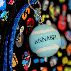 Personalised Mini Tennis Ball Key Chains