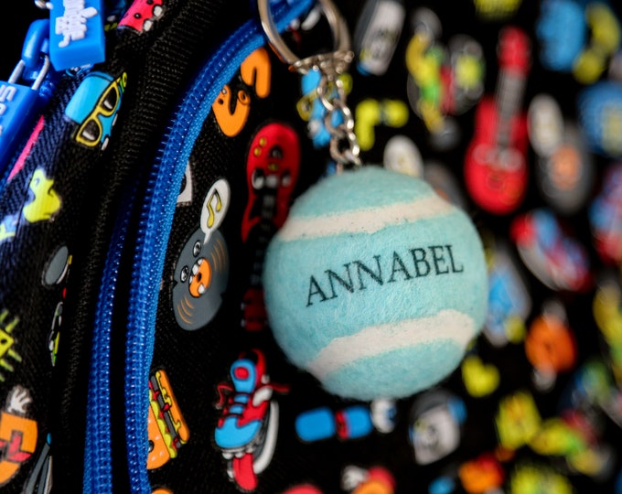 Personalised Mini Tennis Ball Key Chains