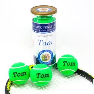 Personalised Tennis Balls