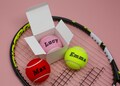 One Personalised Coloured Tennis Ball presented in a Box