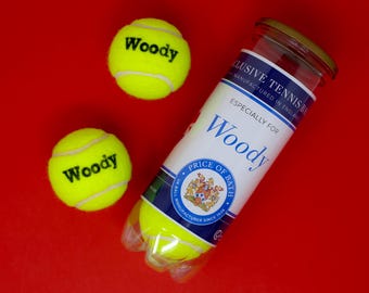 Personalised Dog Tennis Balls