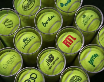 Imprimez le logo de votre entreprise sur des balles de tennis colorées