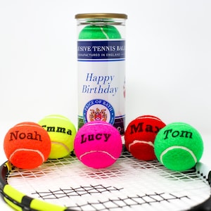 Personalised Tennis Balls