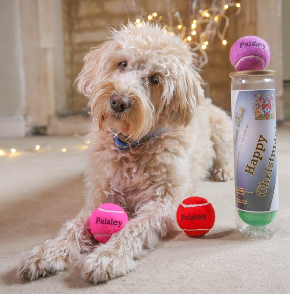 Personalised Dog Tennis Balls | Etsy