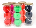 PLAIN Tennis Balls, Avaliable in a Variety of Colours including White