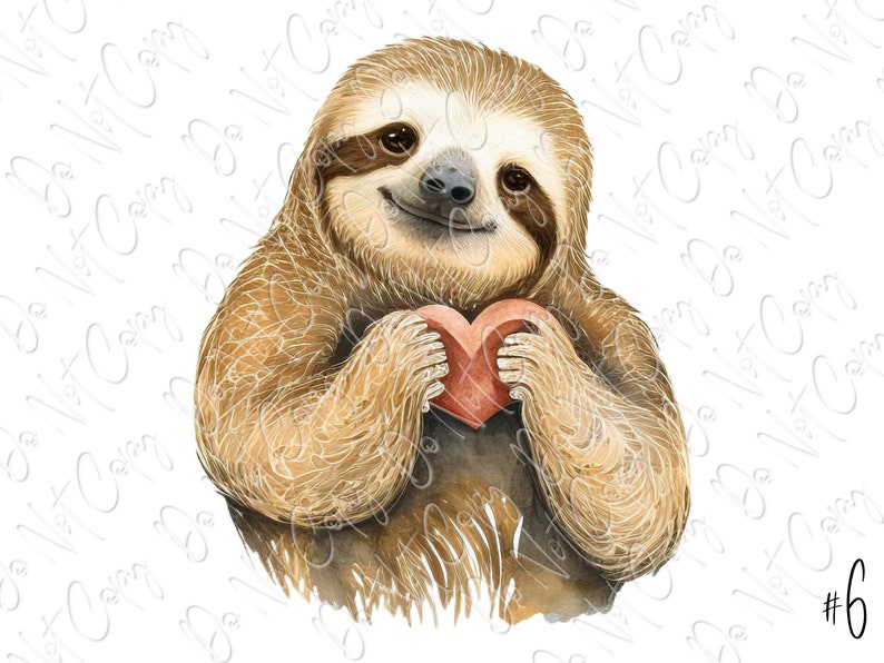 Sloth Slothee SUBLIMATION TRANSFER Ready to Press Transfer - Etsy