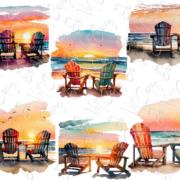 Beach chair, SUBLIMATION TRANSFER, Ready to press transfer, Beach transfer, transfer, sublimation print, summer, Salty, Sand, Sea, Ocean