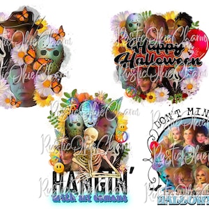 Horror movie, SUBLIMATION TRANSFER, Ready to press transfer, Halloween transfer, sublimation print, scary, scream, fear, terror, clown,