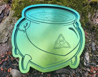 Magic Cauldron Large Witchy Trinket Tray