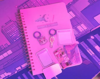 Kawaii Moon Magical Nights Pastel Notebook Journal