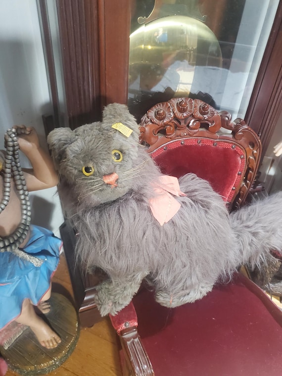 1960's Steiff Persian Gray Cat Diva - Etsy