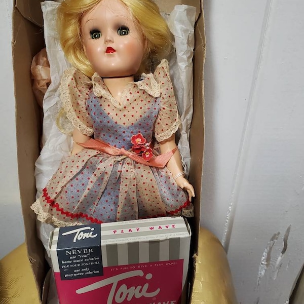 Ideal Doll P 90 Toni Play Wave Etsy