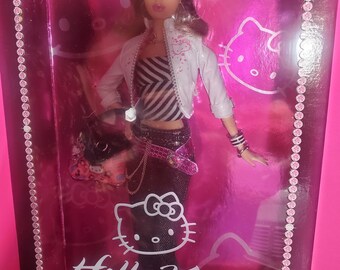 2007 Hello Kitty Pink Label Collector Barbie NRB - Etsy
