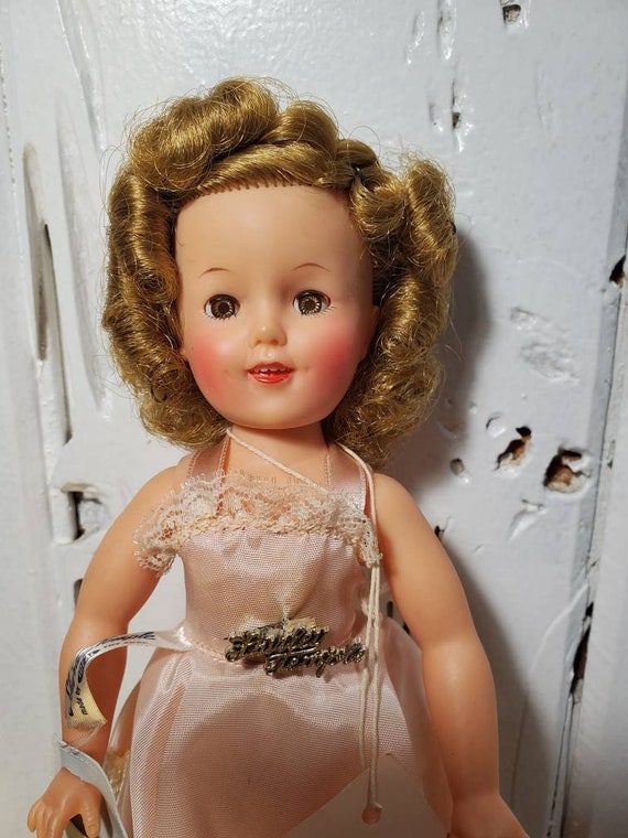 Vintage 12 Shirley Temple Doll Tag Pin Box Ideal Etsy Sweden