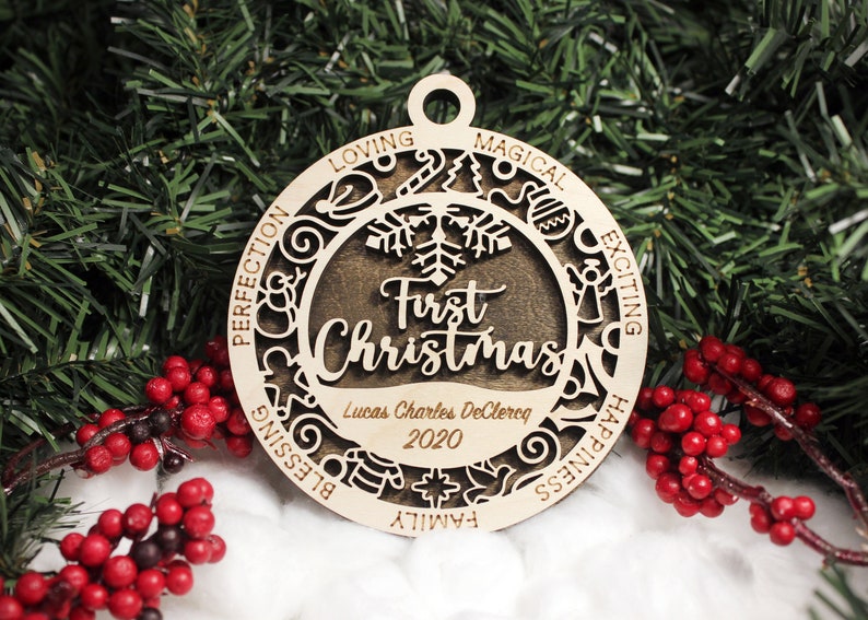 Personalized Commemorative Ornaments Etsy
