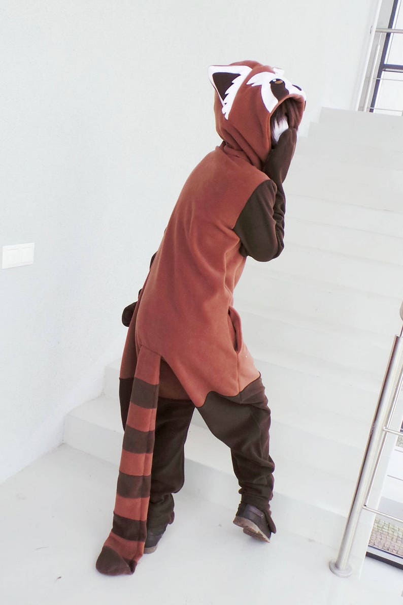 Custom Red Panda inspired KigurumiPajama