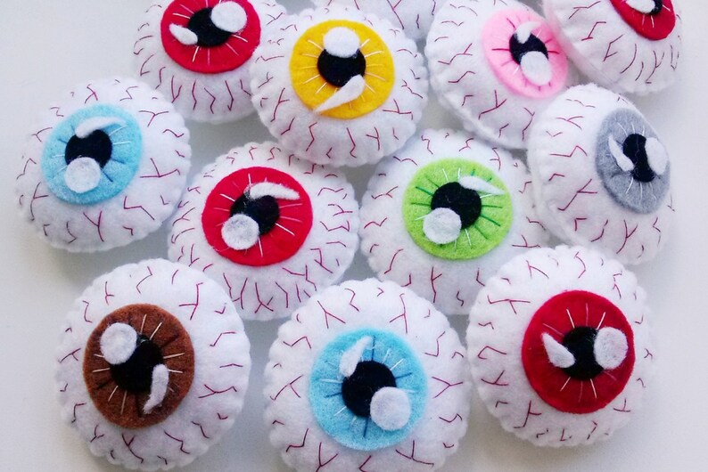 Handmade Felt Eyeball Pin/brooch Etsy