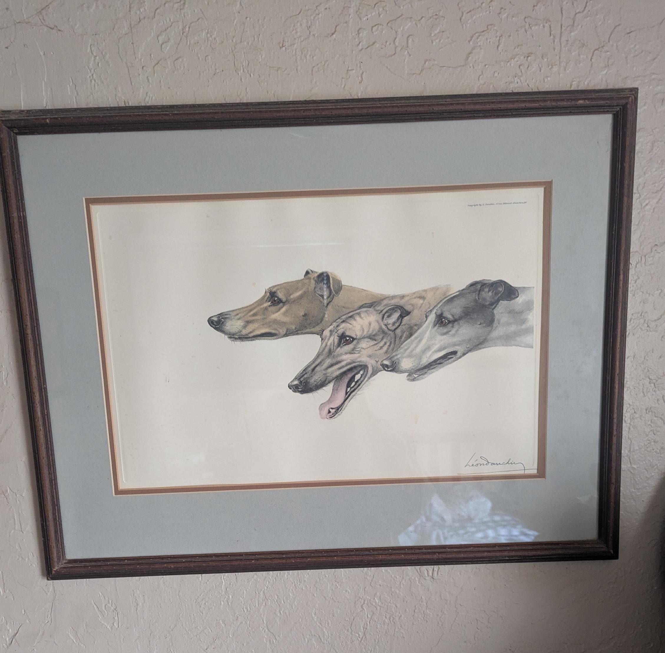 Lon Danchin レオン・ダンチン 版画 2点セット 直筆サイン Léon