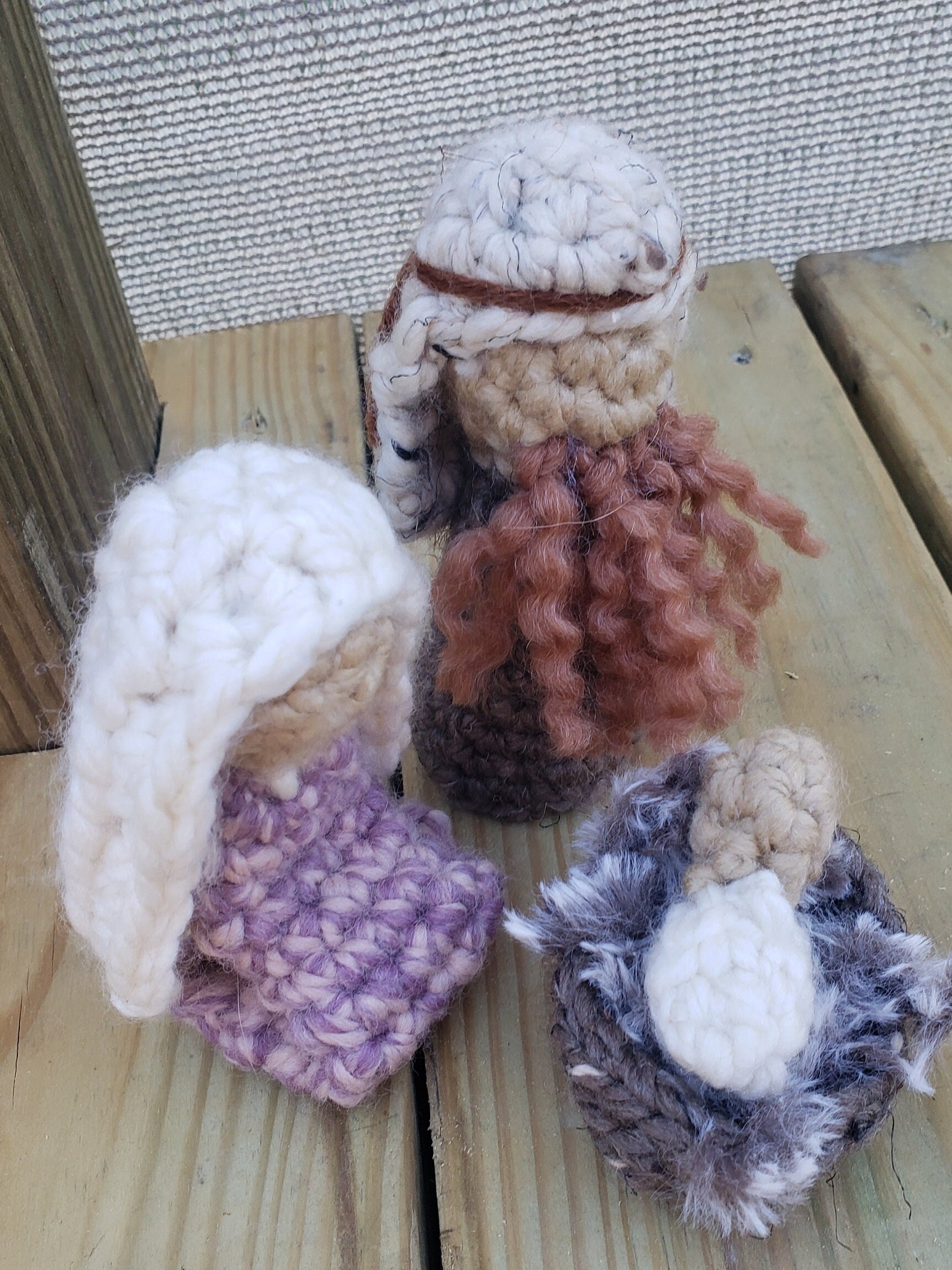 Christmas Nativity Set Crochet Nativity Christmas Scene Etsy