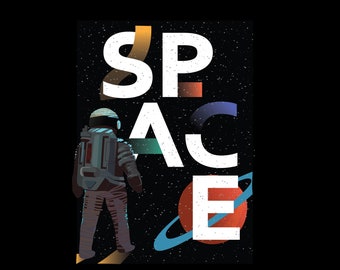 Projekt NASA Space //SVG, CDR, .EPS, .Ai, Png // Plik do cięcia//Do prasowania, Naklejki// Kubki// Projekty koszulek,