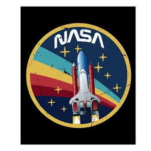 Nasa Space Design //SVG, CDR, .EPS, .Ai, Png //  Cut File//Iron On, Decals// Tumblers// Shirt Designs,