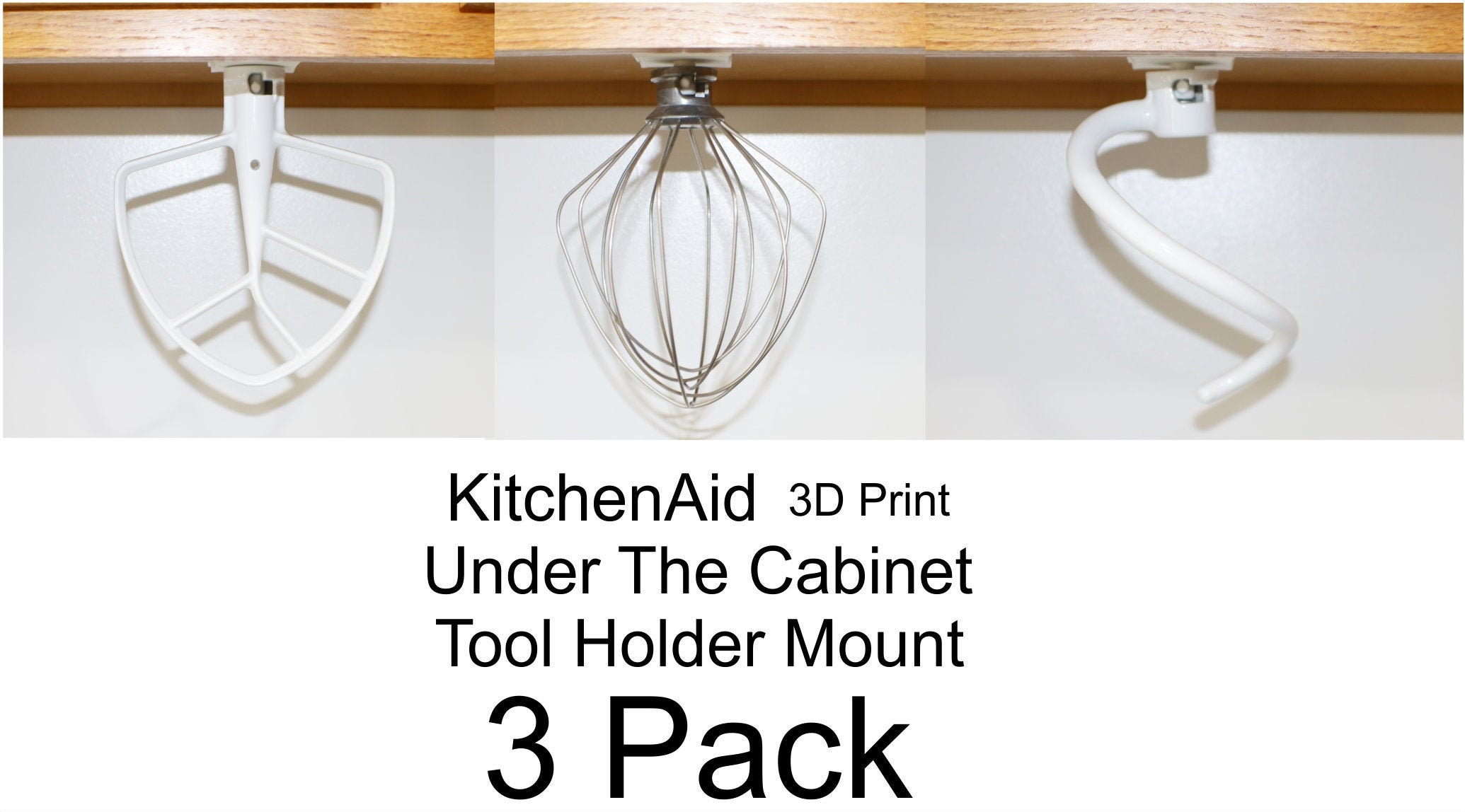 Kitchenaid Mixer Tool Holder Under Cabinet Mount Kitchenaid