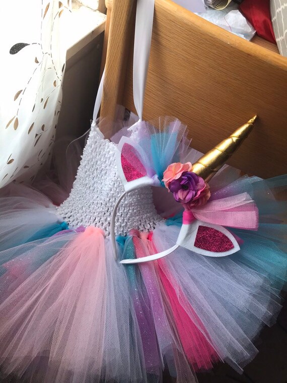 unicorn glitter dress