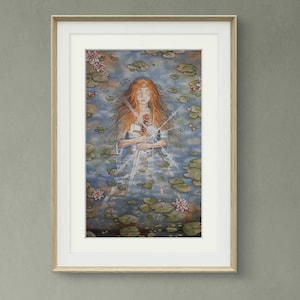 The Lady of the Lake giclee PRINT ONLY by Angela Roberts