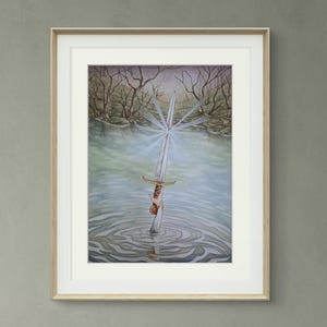 Excalibur giclee PRINT ONLY by Angela Roberts