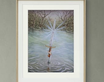 Excalibur giclee PRINT ONLY by Angela Roberts