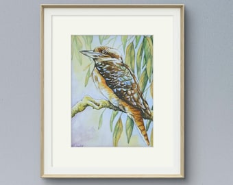 Kookaburra giclee PRINT ONLY by Angela Roberts