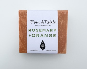 Rosemary+Orange Vegan Soap