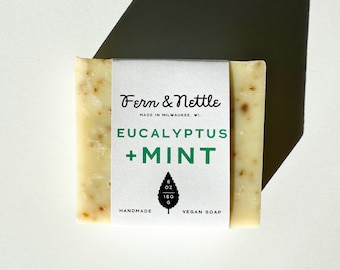 Eucalyptus+Mint Handmade Vegan Soap