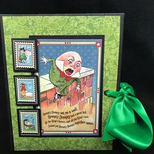 Humpty Dumpty childrens photo and journaling album