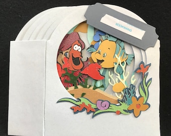 Disney little mermaid 3D multi-occasion box card