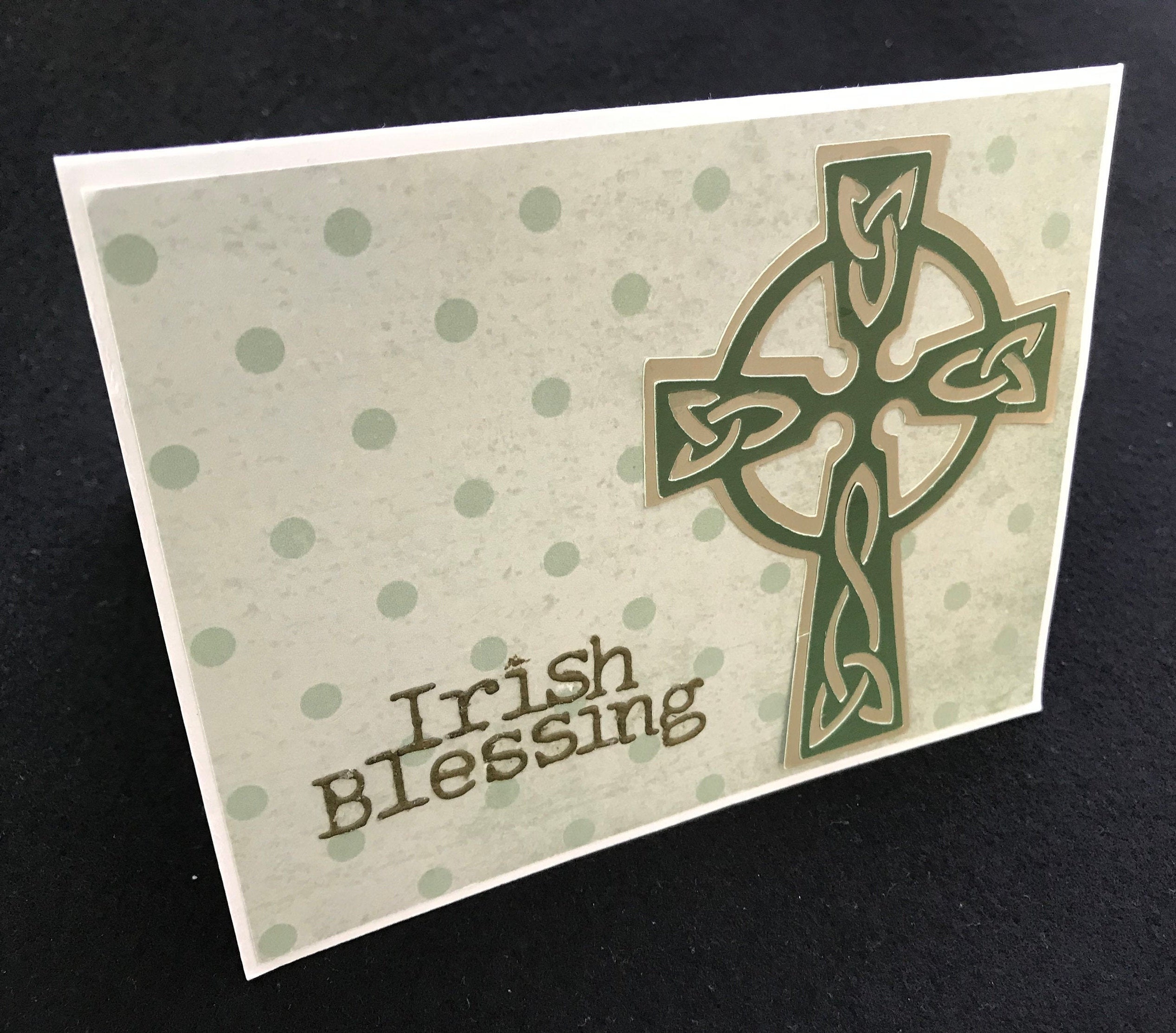 Irish blessing theme sympathy card 22 Etsy