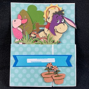 Winnie the pooh and friends multi-occasion popup box card