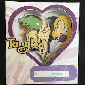 Disney Tangled 3D Multi-Occasion Box Karte