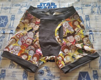 Rick and Morty Nerdy Men's Boxer Briefs Underwear