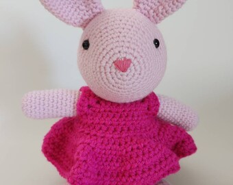 Crochet Bunny, Amigurumi Bunny, Crochet Rabbit, Amigurumi Rabbit, Crochet Bunny Animal, Bunny Stuffed Animal **Finished Product**