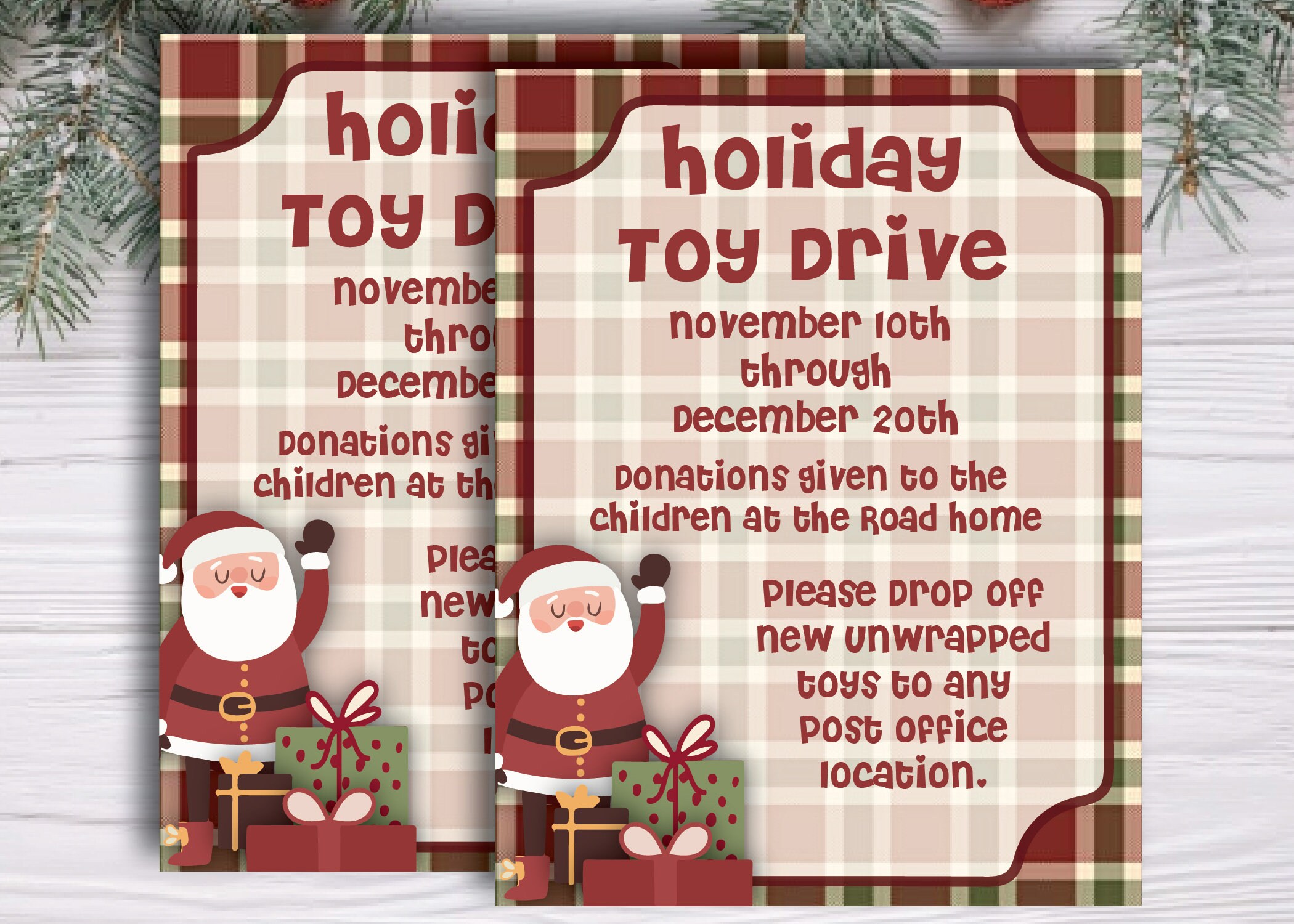 Christmas Donations Handouts For 2022 Toy Drive Flyer / Food Drive Flyer / Holiday / Christmas Flyer | Etsy  Australia