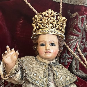 Precious Small Antique Santos Crown